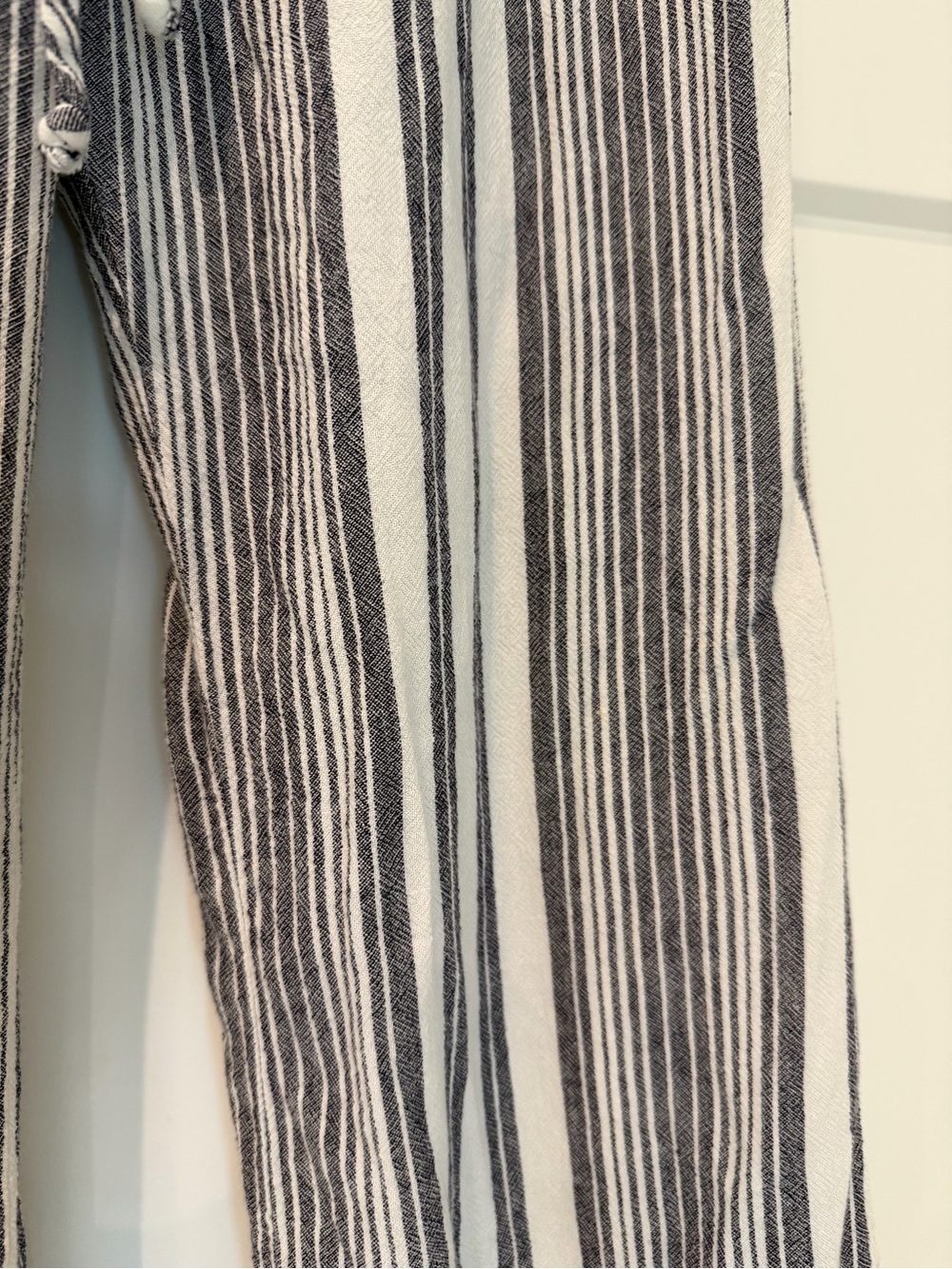 Striped Wide-Leg Drawstring Pants - Picture 8 of 11